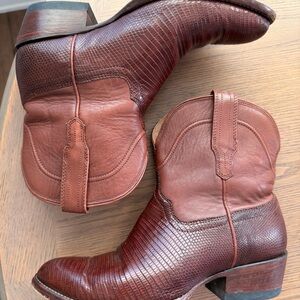 Tecovas Brown Leather Western Boots